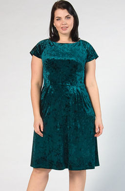 Изумительное платье из актуального бархатакреш.