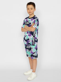 CRB wear / CSJB 63562-44-374 Футболка для мальчика,фиолетовый/Ex.Cherubino фото 3