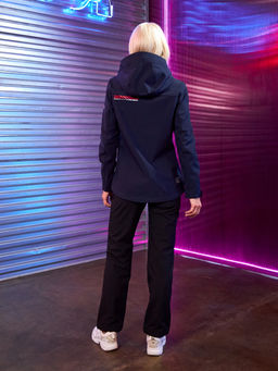 Женская мембранная куртка виндстоппер на флисе Azimuth Сияние 124/23983_709 Темно-Синий  фото 21