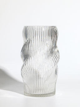 Ваза «Венди», 24.5×13×11 см, стекло, прозрачная