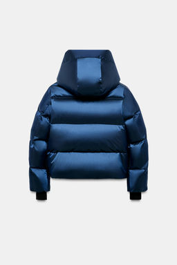 HOODED WATER-RESISTANT WINDPROOF DOWN JACKET RECCO® TECHNOLOGY SKI COLLECTION - Zara фото 9