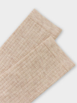 Цена за 5 пар! Носки женские бежевые высокие бежевый меланж 209K-2960 - Mark formelle фото 8