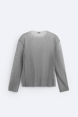 MESH KNIT TOP - Zara фото 8