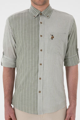 Erkek Koyu Haki Uzun Kollu G_mlek Sepette S_rpriz _ndirim - U.s. polo assn фото 6