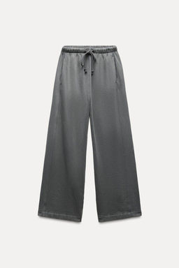 STRAIGHT-LEG PLUSH TROUSERS - Zara фото 4