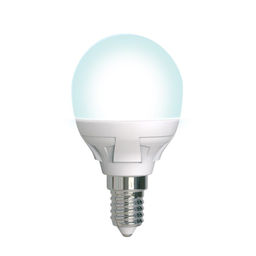 LED-G45 7W/4000K/E14/FR/DIM PLP01WH Лампа светодиодная, диммируемая. Форма шар, матовая. Серия Яркая. Белый свет (4000K). Картон. ТМ Uniel.