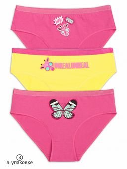 GULC4284(3шт. в упаковке) трусы для девочек