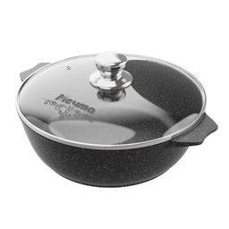 ГРАНИТ BLACK Жаровня 4,0 л, арт. 34802