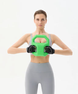 Перчатки для фитнеса STARFIT WG-202, черный/белый  фото 7