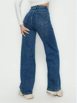 Джинсы трубы широкие палаццо прямые