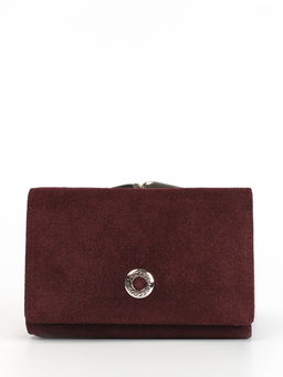 LACCOMA кошелек LA-2072-Z-темно-бордовый натуральная замша