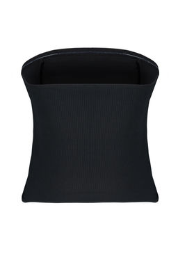 Trendyolmilla Siyah Straplez Yaka Detayl? Crop Dokuma Bluz TWOAW24BZ00420  фото 8