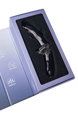 Двусторонний фаллоимитатор Satisfyer Double Crystal, стекло, прозрачный, 19,5 см  фото 9