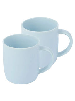 52222 GIPFEL Набор кружек ETHER 300 мл (2шт.). Материал: керамика. Цвет: светло-голубой.