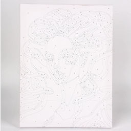 Картина по номерам на холсте с подрамником и гирляндой «Девушка и змеи», 30×40 см, набор для творчества