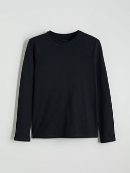 Bisiklet Yaka Basic K?z ?ocuk Ti??rt