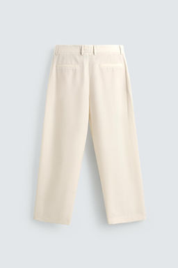 PLEATED WOOL BLEND TROUSERS - Zara фото 16
