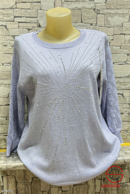 Свитер женский со стразами - Bruno фото 7