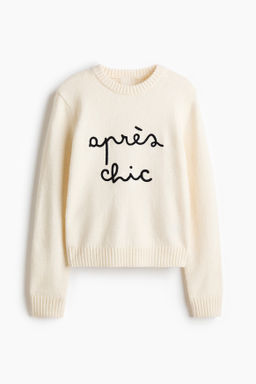 Jersey con motivo jacquard