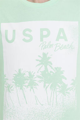 U. S. Polo Assn Мужская мятная футболка с круглым вырезом - U.s. polo assn фото 12