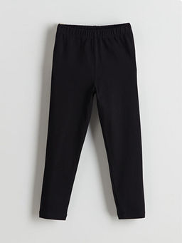 Beli Lastikli Basic K?z ?ocuk Tayt