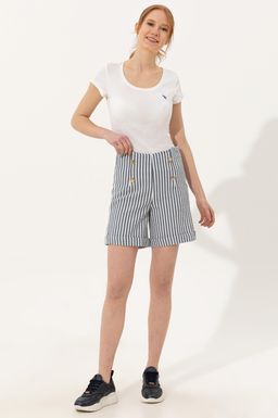 U. S. Polo Assn Женские темно-синие плетеные бермуды-капри - U.s. polo assn фото 8