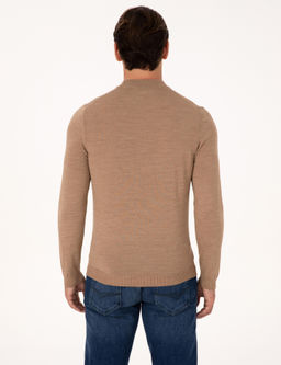 Camel Slim Fit Basic Kazak - Cacharel фото 5