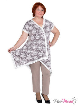 Туника Модель №279 размеры 44-80 - Plusmoda фото 2
