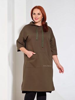 Платье 0125-7 оливковый