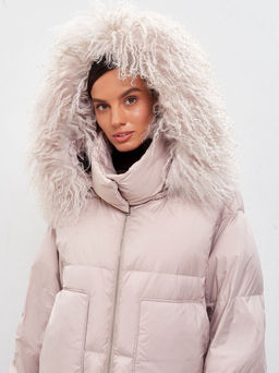 Conso/WDSF 220503 - panna cotta Пуховая Куртка  фото 7