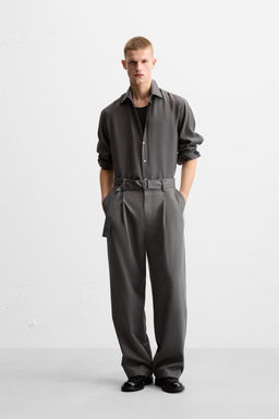 PLEATED TROUSERS WITH BELT - Zara фото 20