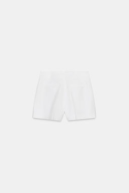 SHORTS TIRO ALTO / Blanco - Zara фото 5