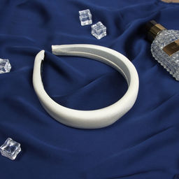 Ободок для волос «Жаннет», классик глянец, 3 см, бежевый