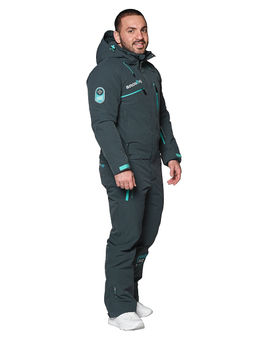 Комбинезон A-89025 Темно-серый