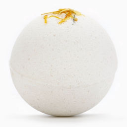 Бомбочка для ванны с лепестками календулы, 120 г, URAL LAB