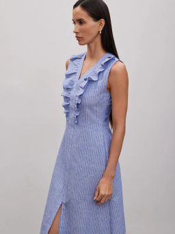 Платье приталенного силуэта - Emka фото 3