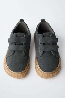 LEATHER STRAP BAREFOOT SNEAKERS - Zara фото 20