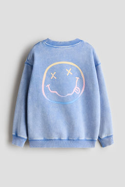 Sudadera oversize con motivo estampado - H&m фото 20
