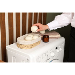 Шарики для стирки и сушки белья, набор 6 шт., натуральная шерсть