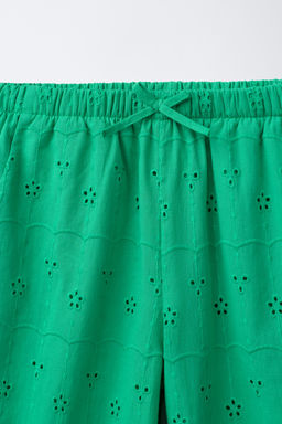 PANTAL?N WIDE LEG SCHIFFLY / Verde - Zara фото 3