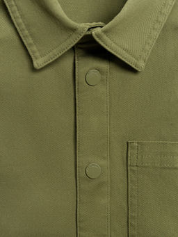 ACOOLA / Сорочка верхняя детская для мальчиков Pardus хаки  фото 4