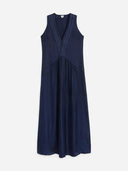 Vestido maxi con detalle de organza - H&m фото 6