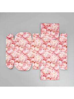 Коробка подарочная складная, упаковка, Нежные пионы, 27?21?9 см