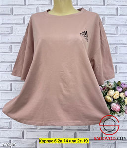 Футболка однотонная женская - Bruno фото 7