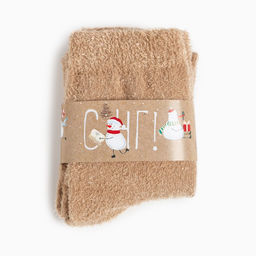 Новогодний подарочный набор «Снеговики» (плед, носки, 2 игрушки, открытка)