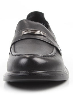 03-DHL206-1 BLACK Лоферы женские (натуральная кожа)