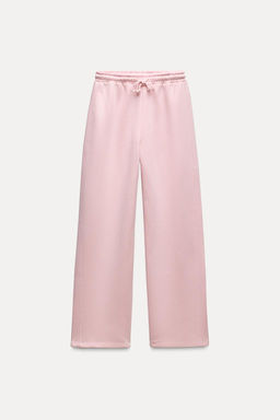 PLUSH WIDE-LEG TROUSERS - Zara фото 26
