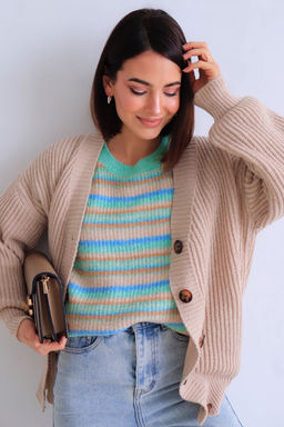 Martichelli Жилет вязаный в полоску  фото 11