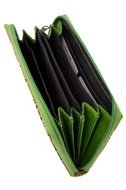 Кошелек кожа ручной принт №1141/7 - Ганг фото 3