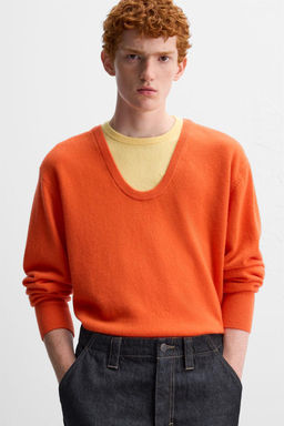 COLOUR BLOCK WOOL SWEATER X HARRY LAMBERT - Zara фото 14